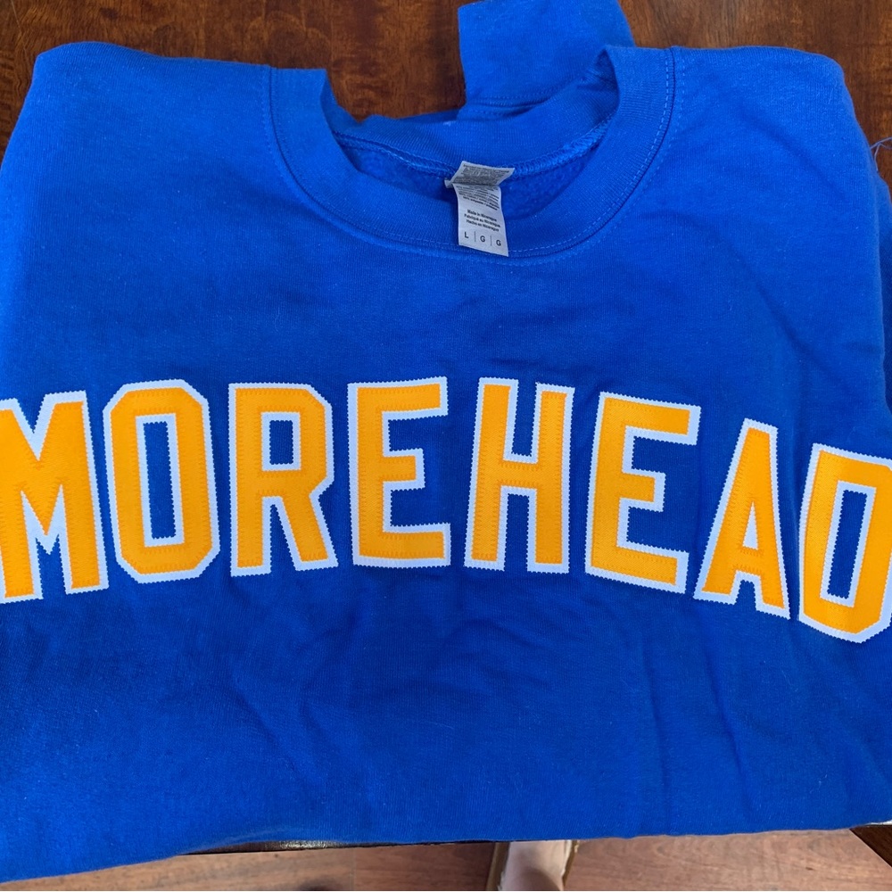Morehead State University letter sweatshirt